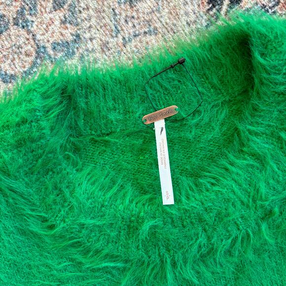 Free People Harrison Bunny Fuzzy Pullover Crewneck Sweater - Picture 5 of 7